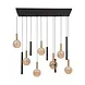 Lucide  JOSIANE - Hanglamp - 7xG9 - Zwart | Vibes