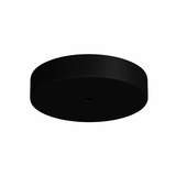 Intra Lighting voor de zakelijke markt: Exclusieve verlichting voor de architect LED Hanglamp Toebehoren - Plafondplaat Rond afdekkap  |  Mat Zwart - 115x8MM