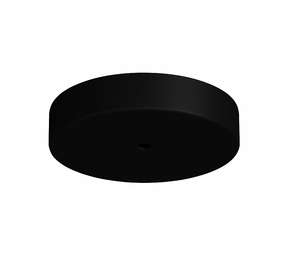 Intra Lighting voor de zakelijke markt: Exclusieve verlichting voor de architect LED Hanglamp Toebehoren - Plafondplaat Rond afdekkap  |  Mat Zwart - 115x8MM
