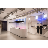 Intra Lighting voor de zakelijke markt: Exclusieve verlichting voor de architect LED Hanglamp Ovaal Ring -  WAVE ALU Zwart - Up Down Shine - 49W  5400Lm - 2700K 927 Warm Wit | 3000MM - 90D - 5 Jaar Garantie