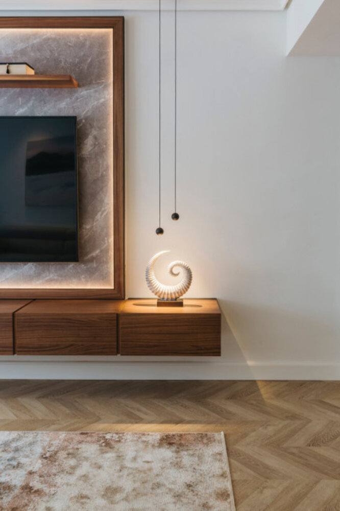 Leds-C4 LED Hanglamp Modern Rond Punto ALU - Mat Zwart - 24.3W 1645Lm - 3000K 930 Warm Wit |  5- Lichts