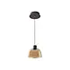 Bover LED Hanglamp Amber Glas - DREP BLACK EBONY - Up Down Shine - 35.2W 4464Lm- 2700K 927 Warm Wit |  11-Lichts