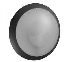 Spectrum voor de installateur LED Opbouwlamp - NYMPHEA OMNI - E27 - IP65 IK08 - Rond - Zwart - Bewegingssensor | Max. 13W LED
