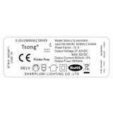 LCB LED Europe Dimbare LED Driver - 38W 30-42V 900mA - 0-10V - Flicker free LCB LED Europe Dimbare LED Driver - 38W 30-42V 900mA - 0-10V - Flicker free