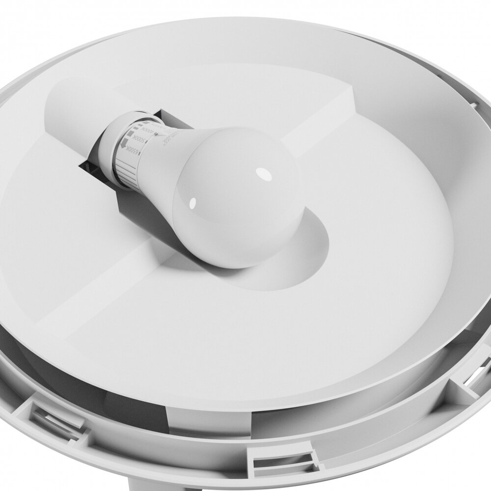 Spectrum voor de installateur LED Opbouwlamp - NYMPHEA OMNI - E27 - IP65 IK08 - Rond - Wit - Bewegingssensor | Max. 13W LED