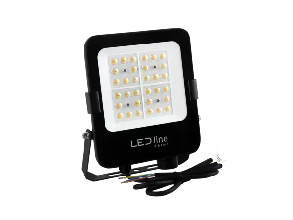 LED line verlichting - Betaalbare Professionele LED Oplossingen LED Breedstraler IP66  - Zwart PRIME -  Schijnwerper 30 Graden - 30W 4200Lm - CCT -3000K-4000K-5000K | 5 jaar garantie