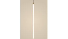 Intra Lighting voor de zakelijke markt: Exclusieve verlichting voor de architect LED Design Hanglamp Tube 24V - 1260MM - 23W 1600Lm - 2700K 927 Extra Warm Wit - 3 Meter Pendel mat zwart