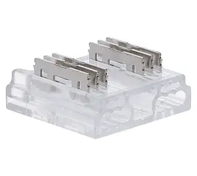 LCB LED Europe  LED Strip RGB+ CCT COB 6Pins Toebehoren | 12MM koppelstuk - Draad naar strip connector - 12-24v