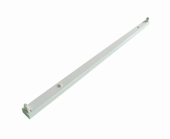 LCB LED Europe  LED TL armatuur - 120cm wit aluminium - voor een enkel LED TL buis
