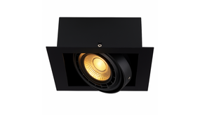 Kanlux LED AR111 Inbouwspot vierkant - 195MM - ES111 Mat Zwart MATEO | 160x160MM Zaagmaat - GU10 Fitting - excl. LED spot Kanlux LED AR111 Inbouwspot vierkant - 195MM - ES111 Mat Zwart MATEO | 160x160MM Zaagmaat - GU10 Fitting - excl. LED spot