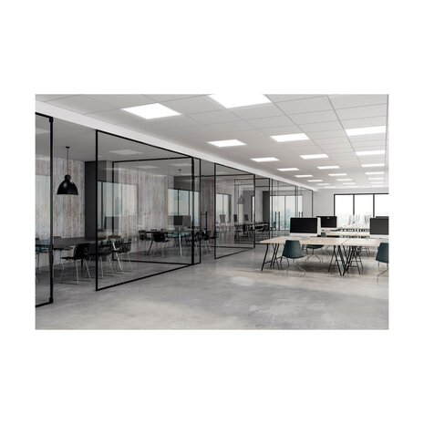 Philips LED Verlichting | Officieel distributeur Interact Dimbaar LED Paneel 23.5W 3600Lm - 4000K 840 Koel Wit | 60X60cm - UGR19 Prisma - Smart interact series