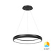 Braytron LED Hanglamp Bella Ring - 46W 4260lm - Ø580mm - CCT 3000K/4000K/6000K - Mat zwart - B