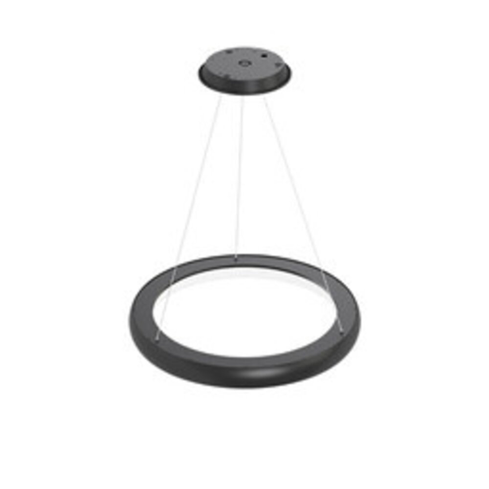 Braytron LED Hanglamp Bella Ring - 46W 4260lm - Ø580mm - CCT 3000K/4000K/6000K - Mat zwart - B