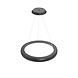 Braytron LED Hanglamp Bella Ring - 46W 4260lm - Ø580mm - CCT 3000K/4000K/6000K - Mat zwart - B