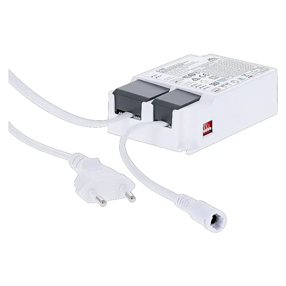 BOKE Dimbare LED Driver 42W 1-10V - Dipswitch 0.45-1.05A | incl. 1.5meter Eurostekker
