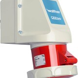 Industrieel Stopcontact 16A - IP67 - WCD Grijs - Rood | 5 Pins - 5*400V