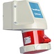 Industrieel Stopcontact 16A - IP67 - WCD Grijs - Rood | 5 Pins - 5*400V