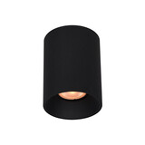 Artdelight Opbouw GU10 Plafondspot Mini IP20  - 80MM - REDONDO - Aluminium Mat Zwart |  GU10 Fitting - Hoog 105MM