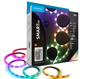 Modee Lighting LED Strip - 10m 24W - RGB - Complete set - Incl. afstandsbediening