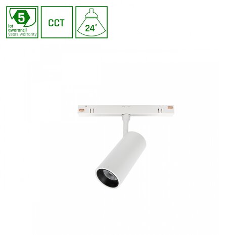 Spectrum voor de installateur: Betaalbare kwaliteit en veelzijdige LED-oplossingen Dimbare  LED Railspot 48V Wit - Mini - 6W 500Lm | Tunable White 2700-6500K | Zigbee 3.0 - Shift Magnetisch