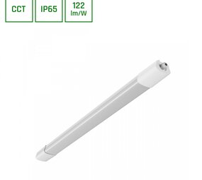 Spectrum voor de installateur LED Waterdichte Montagebalk Wit - 60cm -18W - CCT 830- 840 -860 - IP65 - 2 Jaar garantie