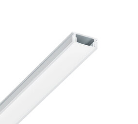 Braytron LED Strip profiel - Aluminium Zilver - Opbouw U-profiel | 2 Meter - Compleet incl. afdekkap en montage materiaal