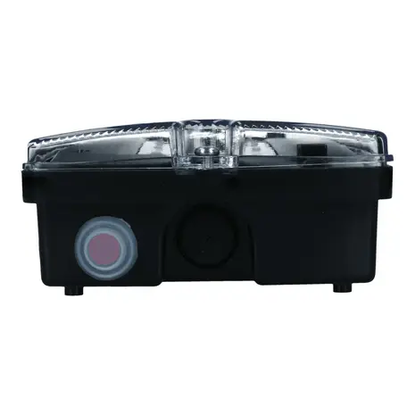 LCB LED Europe  LED Noodverlichting Portiek armatuur IP65 - 4W 280Lm - Zelftest functie | Zwart - Wand/ Plafond montage - incl. Pictogrammen