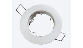 Aigostar LED Inbouwspot - Zaagmaat 65mm - Buitenmaat 80mm - Wit - Aluminium - excl. Lichtbron