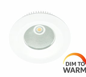 Macbright LED Downlight IP54 - PLUTO 205MM - Wit - 19W 2280Lm - DTW 918-931 Dim To Warm | Zaagmaat 165MM + GST18-5 - DALI