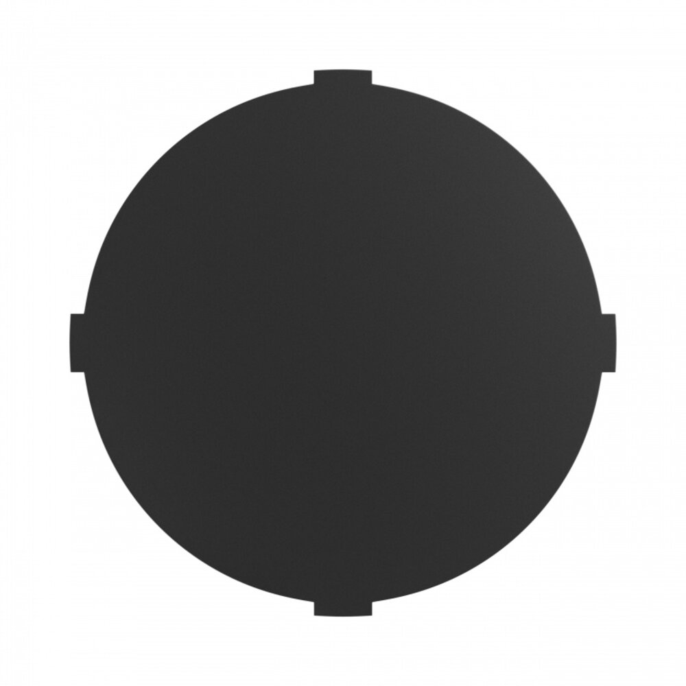 Spectrum voor de installateur LED Wandlamp Verto Round Cup – 10W – CCT 2700K/4000K/6000K – 230V – IP65 – 120 lm/W – Zwart – Opbouwmontage – 2 Jaar Garantie