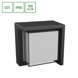 Spectrum voor de installateur: Betaalbare kwaliteit en veelzijdige LED-oplossingen LED Wandlamp Verto Square Edge – 10W – 1200 Lumen – CCT 2700K/4000K/6000K – 230V – IP65 – 120 lm/W – 160/120° Bundel – Zwart – Opbouwmontage – 2 Jaar Garantie