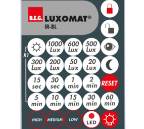 Wieland BEG Sensor Bewegingsmelder SB02BL2.010 Toebehoren | Afstandbediening - IR-BL 93055