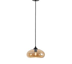 Artdelight LED Hanglamp Pendel E27 - PARADISE Amber  - 1-Lichts - 28x14cm | E27 Fitting - HL PARADISE AM