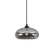 Artdelight LED Hanglamp Pendel E27 - PARADISE Titan Smoked Spiegelglas - 1-Lichts - 28x14cm | E27 Fitting - HL PARADISE TI
