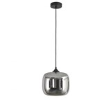 Artdelight LED Hanglamp Pendel E27 - Preston Smoked Spiegelglas - 1-Lichts - 24x20cm | E27 Fitting - HL PRESTON-24 TI