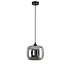 LED Hanglamp Pendel E27 - Preston Smoked Spiegelglas - 1-Lichts - 24x20cm | E27 Fitting - HL PRESTON-24 TI