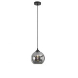 Artdelight LED Hanglamp Pendel E27 - Marino Titan Smoked Spiegelglas - 1-Lichts - 25x23cm | E27 Fitting - HL MARINO-25 T