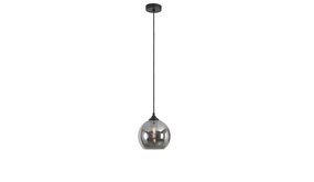 LED Hanglamp Pendel E27 - Marino Titan Smoked Spiegelglas - 1-Lichts - 25x23cm | E27 Fitting - HL MARINO-25 T