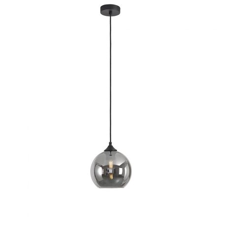 LED Hanglamp Pendel E27 - Marino Titan Smoked Spiegelglas - 1-Lichts - 25x23cm | E27 Fitting - HL MARINO-25 T