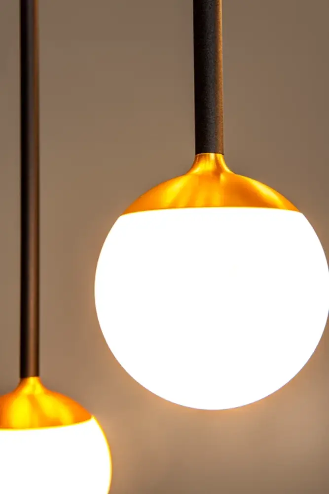 Lucide Dimbare LED Hanglamp Calina - Donker brons 12-Lichts - 84W 8400Lm – CCT 2200K/3300K Color Switch | TRIAC DIM - Koffie Lucide Dimbare LED Hanglamp Calina - Donker brons 12-Lichts - 84W 8400Lm – CCT 2200K/3300K Color Switch | TRIAC DIM - Koffie