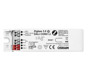 Ledvance Zakelijk: Professionele LED Verlichting & Armaturen Zigbee 3.0 naar DALI-2 converter | Max 8 Adressen - Osram Lichtregelsysteemcomponent