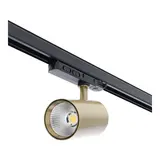 LCB Dimbare 3-Fase Railspot - Goud Messing - 30-10W 2700-900Lm  | TRIAC DIM - 2700K/3000K/4000K Multi Color & Lumen Switch