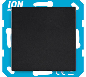 ION INDUSTRIES ION Industries V1/J1 Blindplaat Mat Zwart – IP20