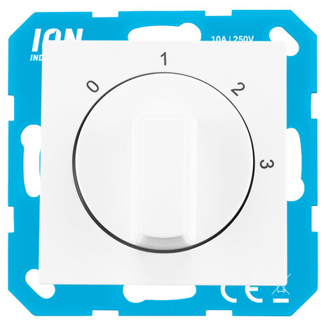 ION INDUSTRIES ION Industries V1/J1 3-Standenschakelaar Inbouw met Nul – Alpin Wit ION INDUSTRIES ION Industries V1/J1 3-Standenschakelaar Inbouw met Nul – Alpin Wit