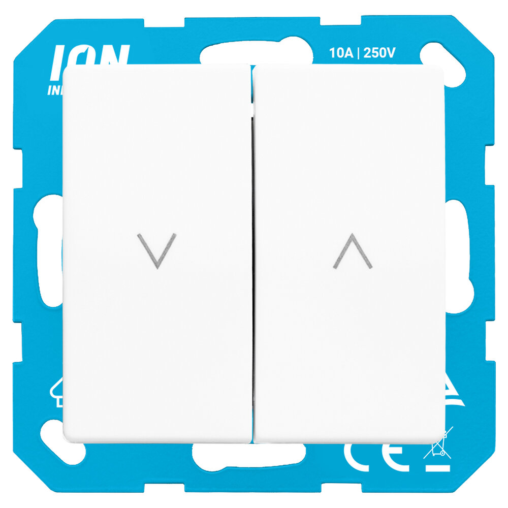 ION INDUSTRIES ION Industries V1/J1 Jaloezieschakelaar Inbouw – Alpin Wit ION INDUSTRIES ION Industries V1/J1 Jaloezieschakelaar Inbouw – Alpin Wit