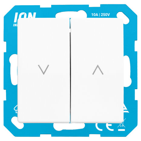 ION INDUSTRIES ION Industries V1/J1 Jaloezieschakelaar Inbouw – Alpin Wit ION INDUSTRIES ION Industries V1/J1 Jaloezieschakelaar Inbouw – Alpin Wit