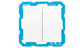 ION INDUSTRIES ION Industries V1/J1 Serieschakelaar Inbouw Alpin Wit ION INDUSTRIES ION Industries V1/J1 Serieschakelaar Inbouw Alpin Wit