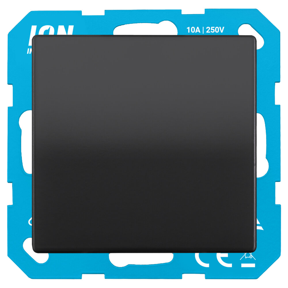 ION INDUSTRIES ION Industries V1/J1 Impulsschakelaar Inbouw Mat Zwart ION INDUSTRIES ION Industries V1/J1 Impulsschakelaar Inbouw Mat Zwart