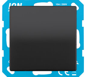 ION INDUSTRIES ION Industries V1/J1 Impulsschakelaar Inbouw Mat Zwart