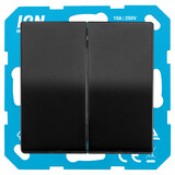ION INDUSTRIES ION Industries V1/J1 Serieschakelaar Inbouw Mat Zwart